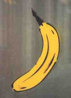 Thomas Baumg�rtel (Bananensprayer), Banane, Neues Museum N�rnberg, Eingang, 2002